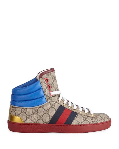 gucci ace gg high-top sneaker|Gucci ace sneakers review.